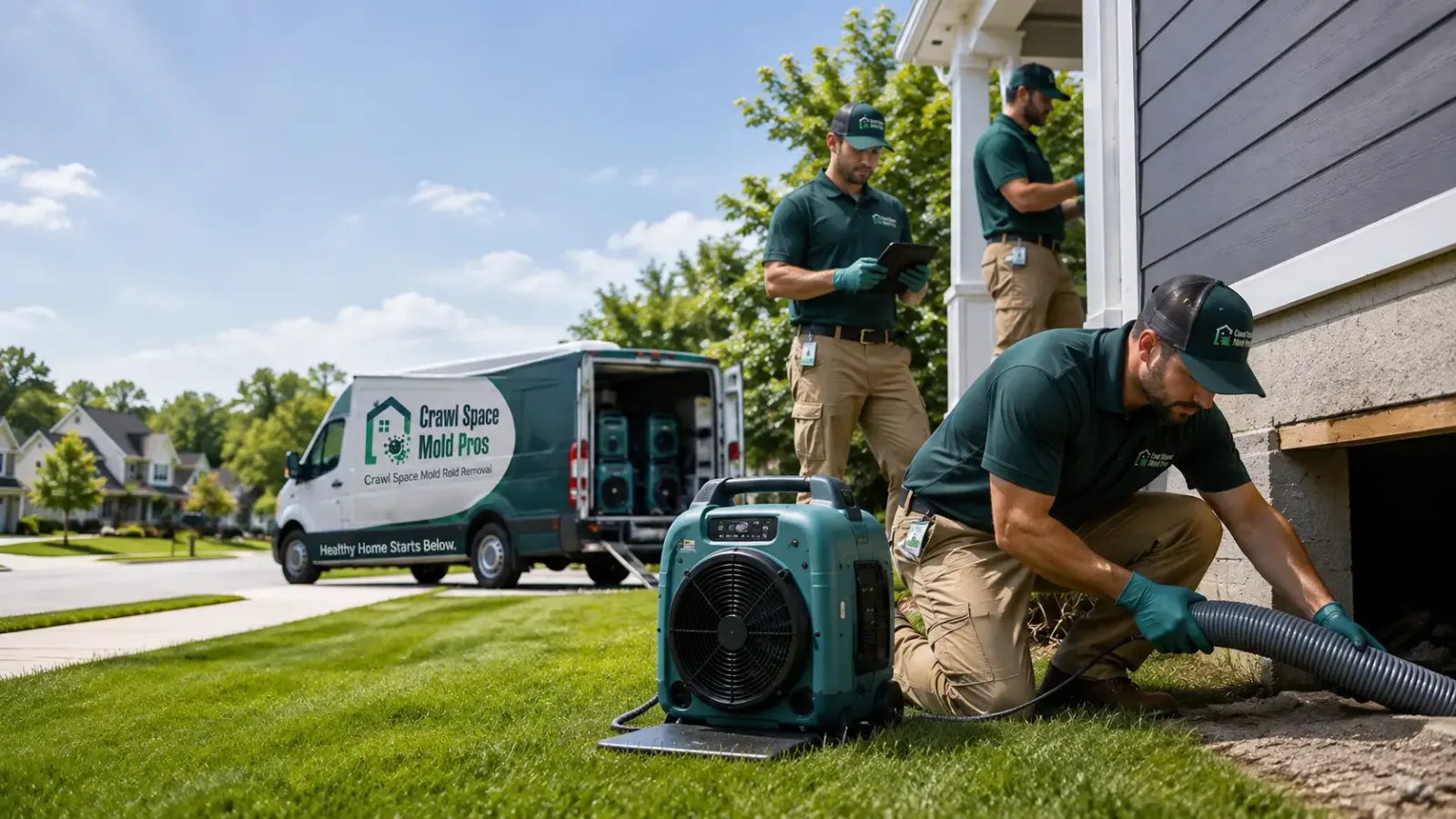 Crawl Space Mold Removal in Neilton, WA